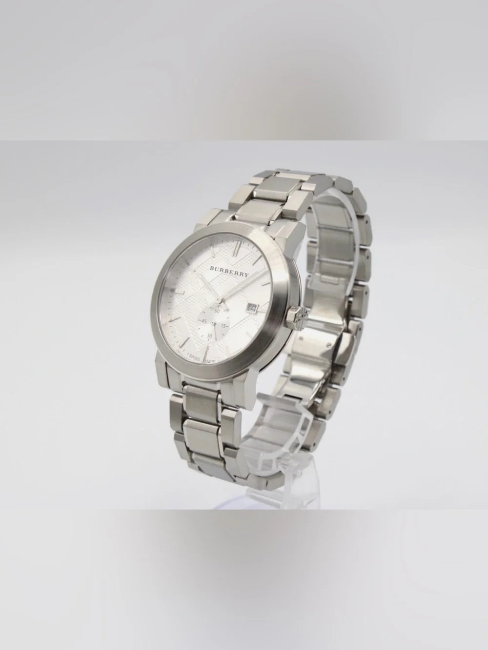 Burberry Men's Chronograph The City Silver 42mm Watch